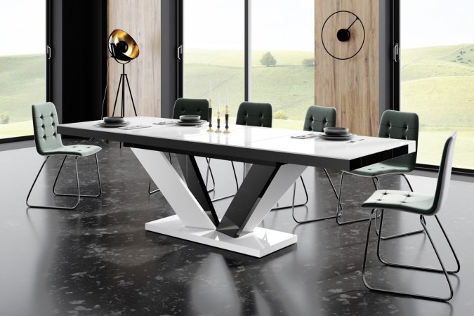 VIVA 2 table (high gloss/super matt) 160-256 cm